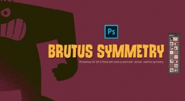 PS实时镜像对称辅助插件 AD Brutus Symmetry v1.7 For Photoshop Win/Mac